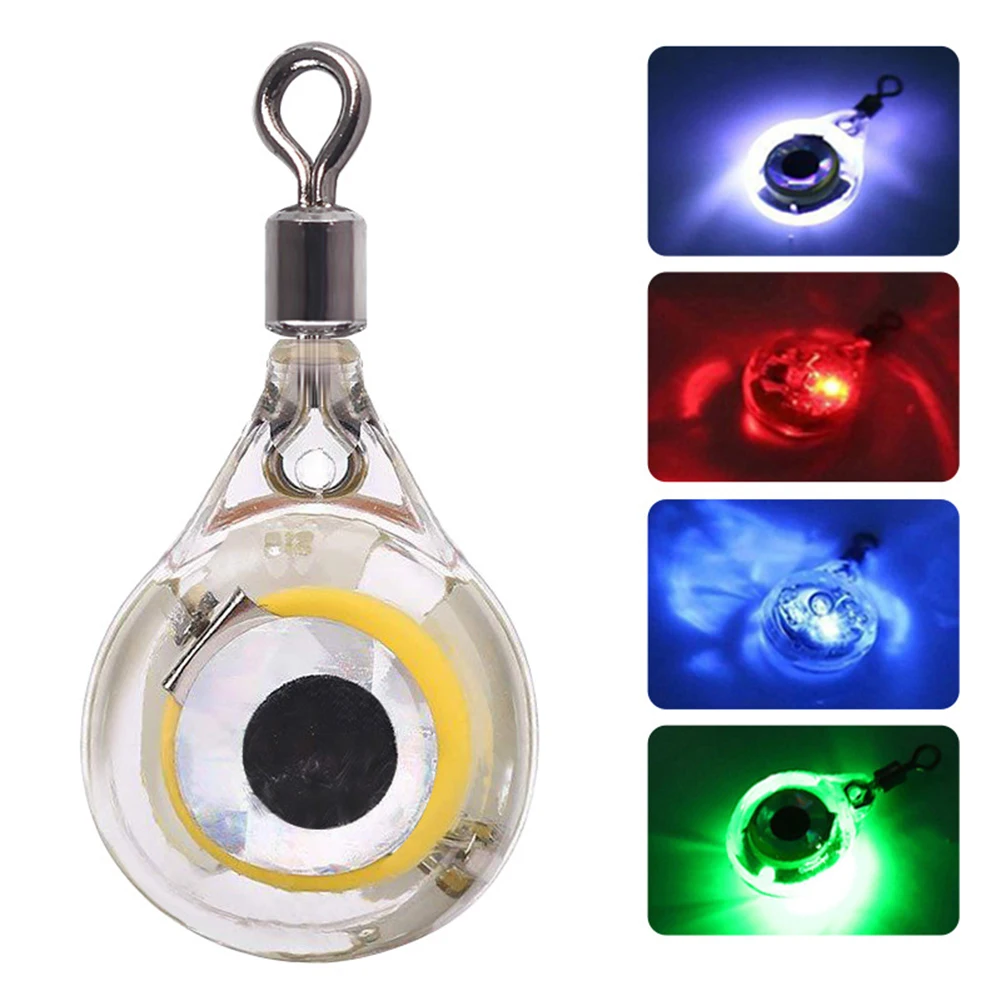 1Pcs Fishing Lure Light LED Deep Drop Underwater Eye Shape Fishing Squid Bait Luminous Lure Light For Attracting Fish
1Pcs Fishing Lure Light LED Deep Drop Underwater Eye Shape Fishing Squid Bait Luminous Lure Light For Attracting Fish