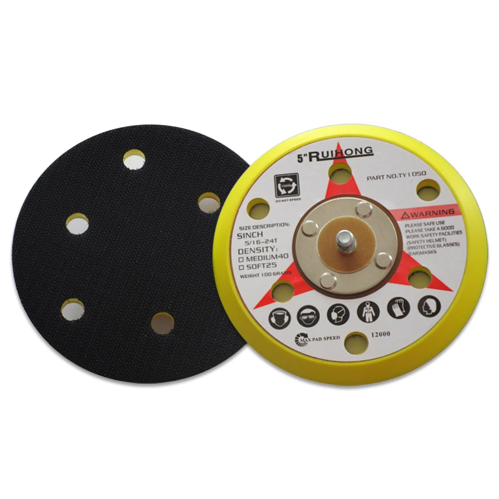 Sander Sanding Disc Tools Workshop 5 inch 6-Holes Backing Flocking Grinding M8 Thread Pad Parts Round Polishing
Sander Sanding Disc Tools Workshop 5 inch 6-Holes Backing Flocking Grinding M8 Thread Pad Parts Round Polishing