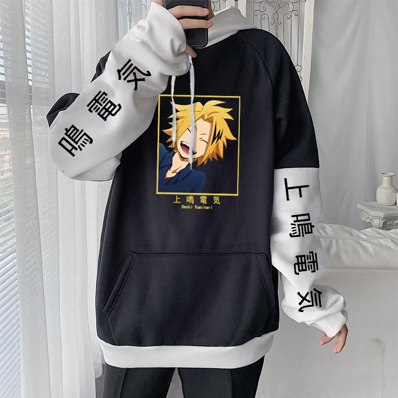 Men women Hoodies My Hero Academia Kaminari Denki Cartoon Hooded Sweatshirts Women Clothes Streetwear Boy Men Hoodie
Men women Hoodies My Hero Academia Kaminari Denki Cartoon Hooded Sweatshirts Women Clothes Streetwear Boy Men Hoodie
