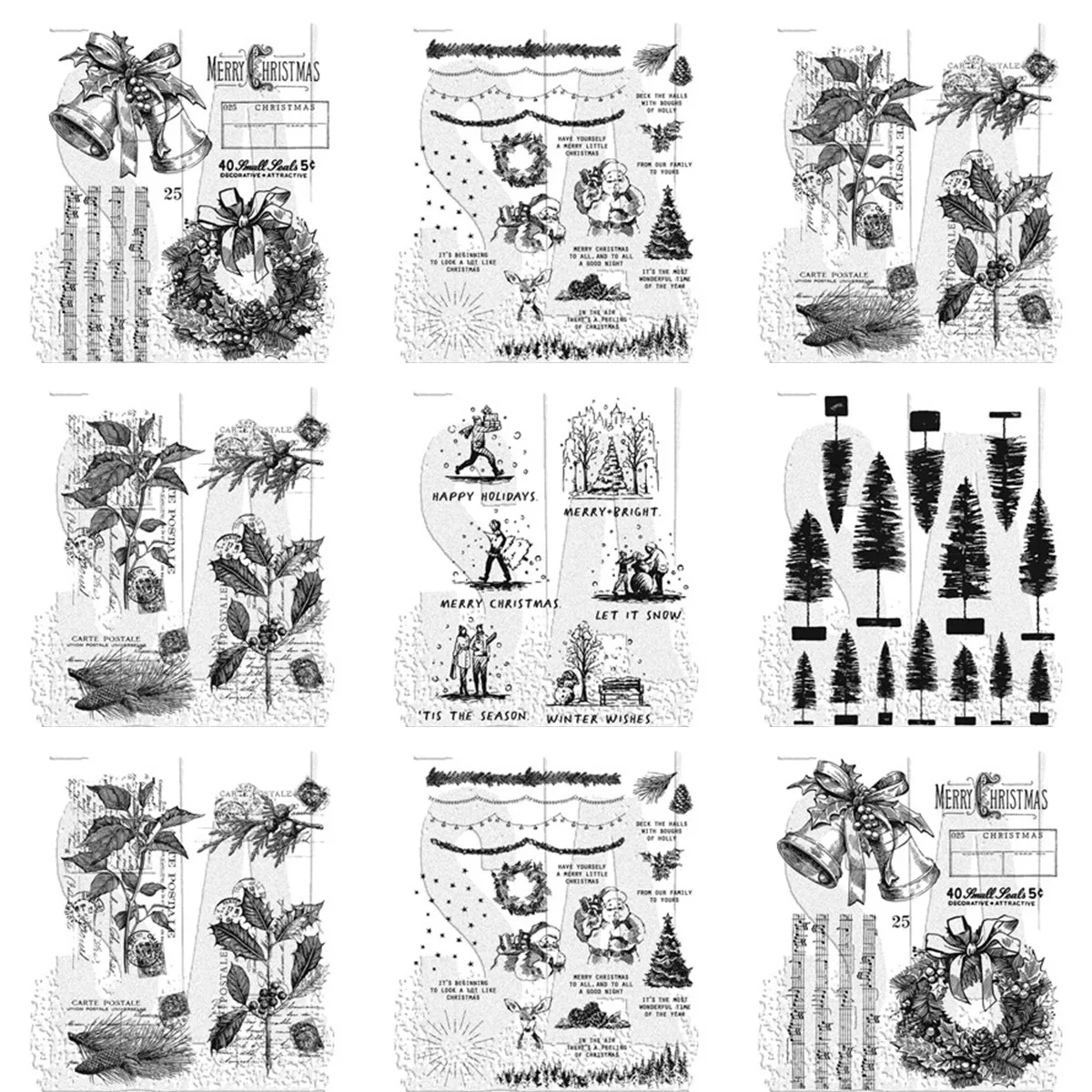 Christmas Rubber Stamps No Metal Cutting Dies Silicone Scrapbooking Supplies Embossing Decorative DIY Template 2023 New Arrival
Christmas Rubber Stamps No Metal Cutting Dies Silicone Scrapbooking Supplies Embossing Decorative DIY Template 2023 New Arrival