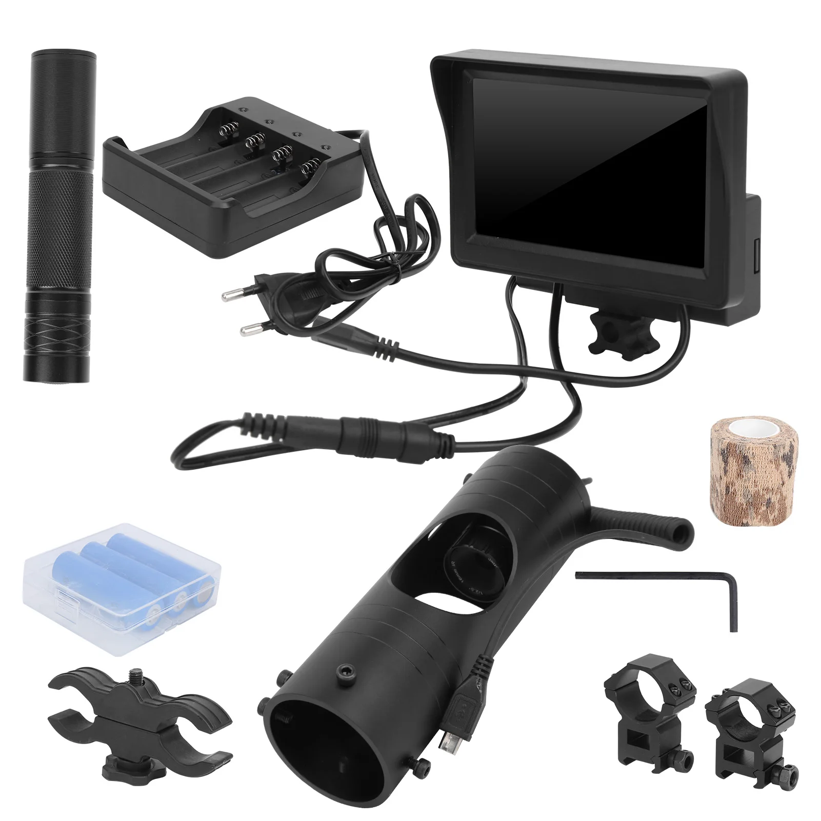 TM‑001/002 Digital LED Infrared Night Viewing Monocular with Display Screen Set 100‑240V
TM‑001/002 Digital LED Infrared Night Viewing Monocular with Display Screen Set 100‑240V