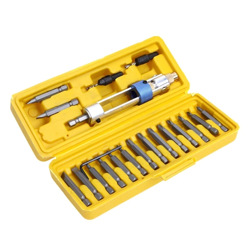 Multifunctional High-speed Steel Screw Bit Impact Driver/Drill Bits Conversion Fast Switch Tools 20 Pcs Set 
Multifunctional High-speed Steel Screw Bit Impact Driver/Drill Bits Conversion Fast Switch Tools 20 Pcs Set