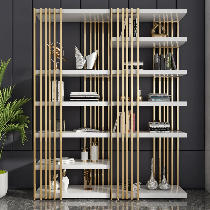Light luxury bookshelf stainless steel bookcase living room floor shelf office minimalist display shelf post-modern bookcase
Light luxury bookshelf stainless steel bookcase living room floor shelf office minimalist display shelf post-modern bookcase