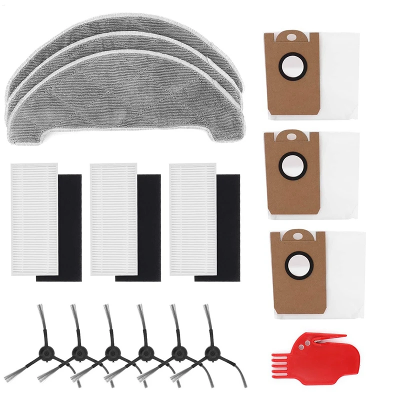 Replacement Parts Side Brushes Hepa Filters Mop Pads Dust Bag For Viomi S9 Robot Vacuum Cleaner Accessories
Replacement Parts Side Brushes Hepa Filters Mop Pads Dust Bag For Viomi S9 Robot Vacuum Cleaner Accessories
