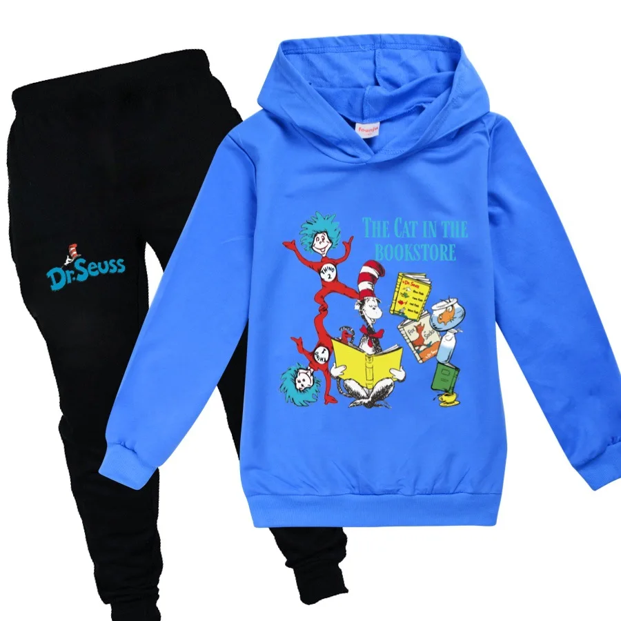 Kids Clothing Sets Boys Dr Seuss Cat Cartoons Christmas Costume Suit long Sleeve Children's Sport Suits Hoodies Tops+Pants Sets 
Kids Clothing Sets Boys Dr Seuss Cat Cartoons Christmas Costume Suit long Sleeve Children's Sport Suits Hoodies Tops+Pants Sets