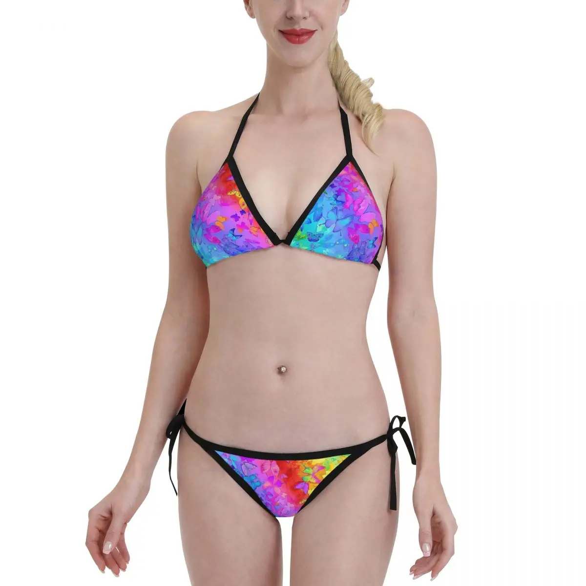 2022 Sexy Bikini Sets Lgbt Pride Swimsuit Rainbow Butterfly Women Bathing Suit Brazilian Beachwear Set XXL
2022 Sexy Bikini Sets Lgbt Pride Swimsuit Rainbow Butterfly Women Bathing Suit Brazilian Beachwear Set XXL