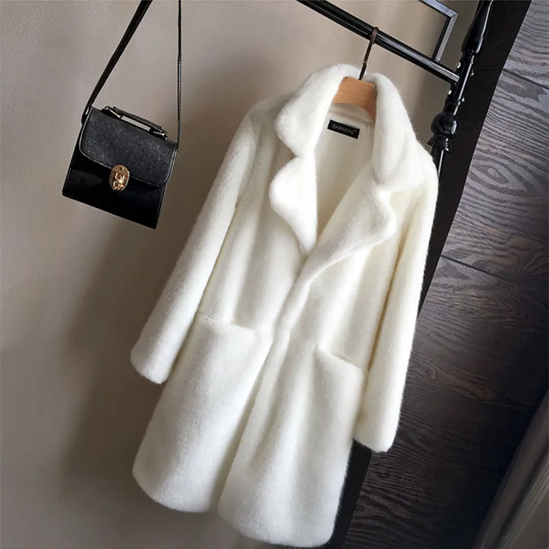 Winter new fur faux fur mink coat women's mid-length coat mink fluff extra thick coat loose women's fur coat
Winter new fur faux fur mink coat women's mid-length coat mink fluff extra thick coat loose women's fur coat