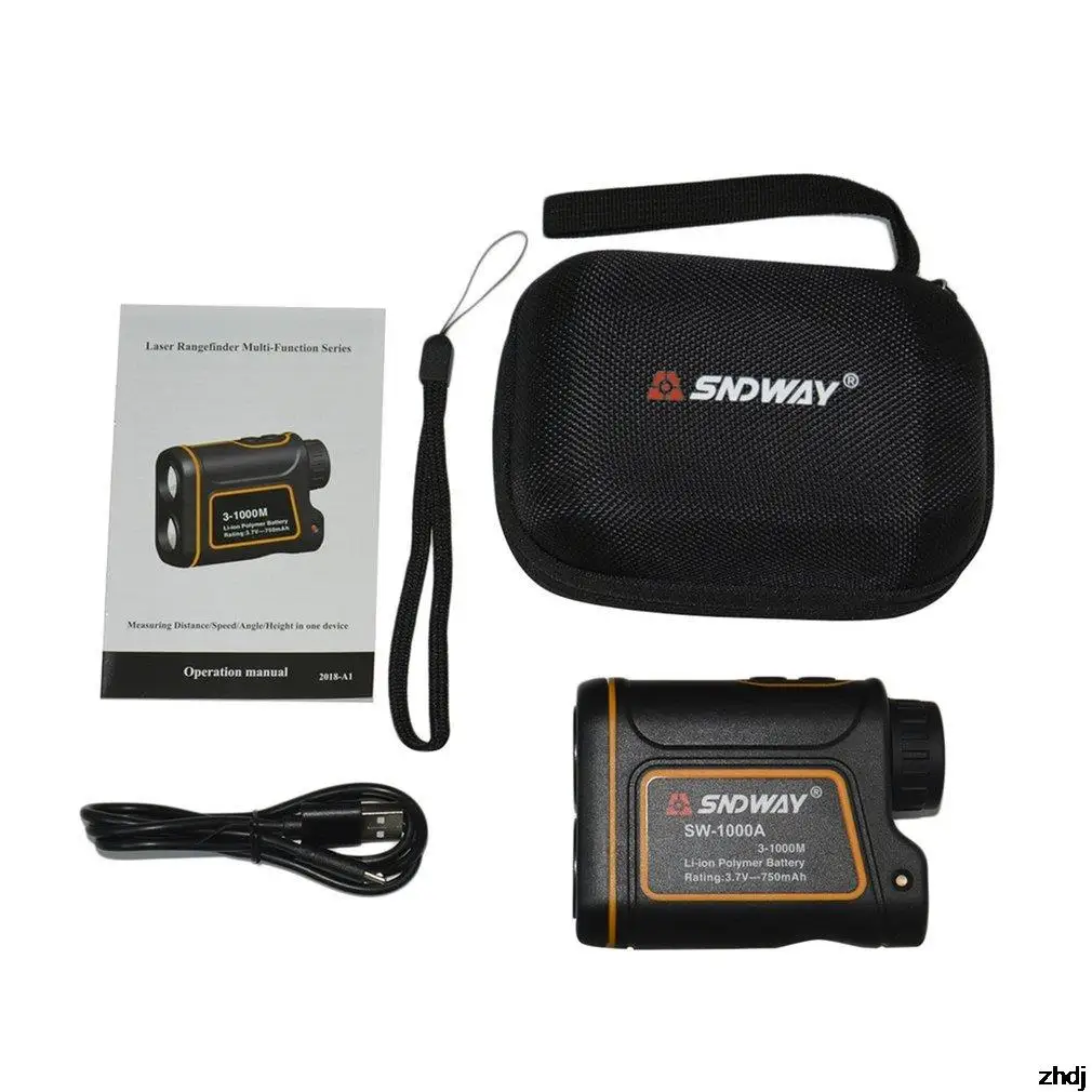 SNDWAY SW-1000A Monocular Telescope Laser Rangefinder 1000m Trena Laser Distance Meter Golf Hunting laser Range Finder
SNDWAY SW-1000A Monocular Telescope Laser Rangefinder 1000m Trena Laser Distance Meter Golf Hunting laser Range Finder