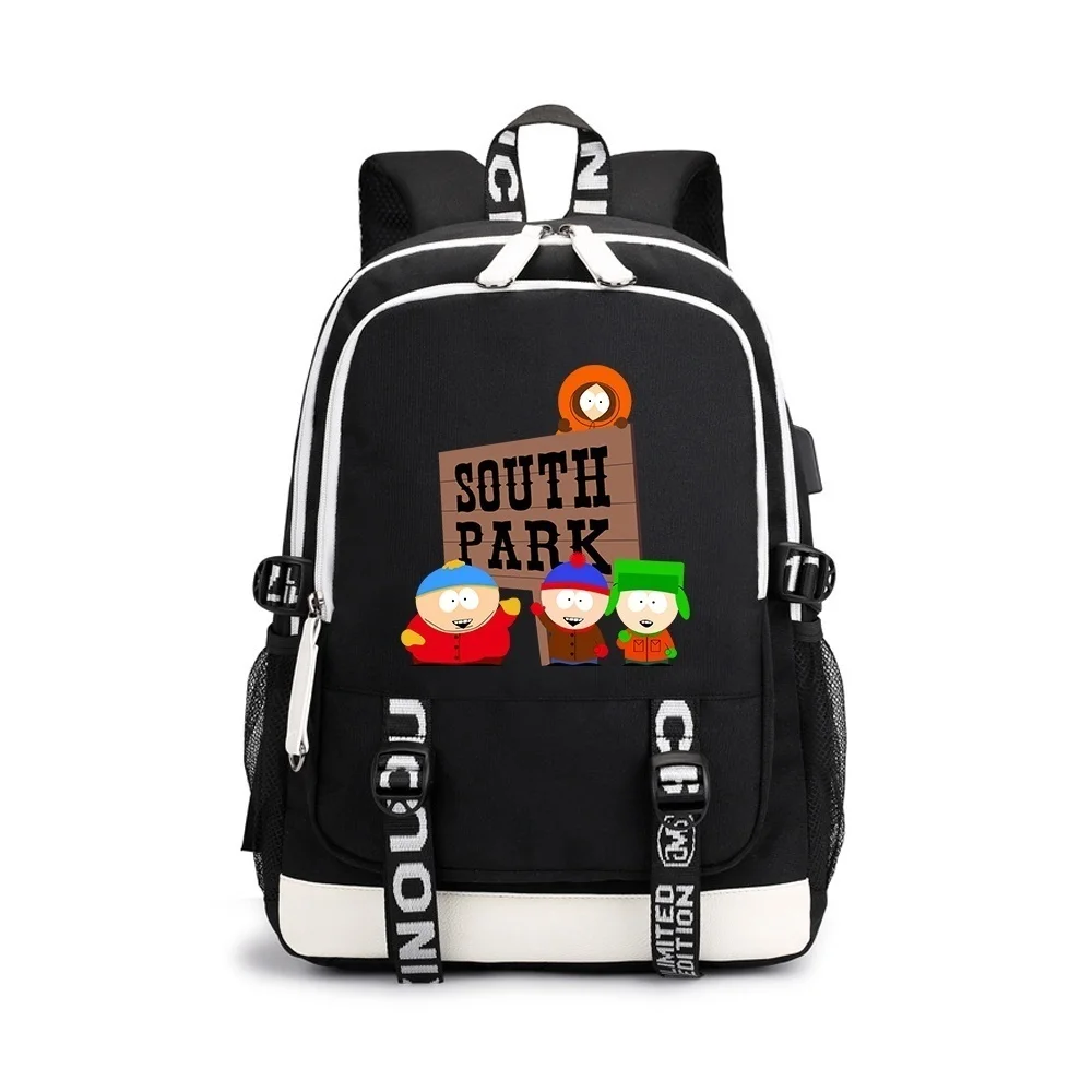 

Japan Anime Cartoon S-Souths Parks Backpack Printed School Backpack Outdoor Rucksack Teenagers Laptop Backpack