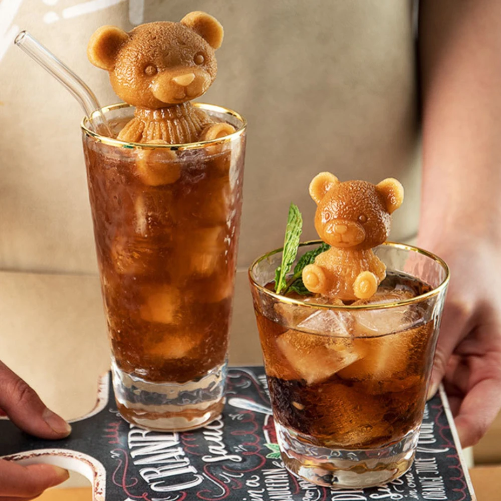 Net Red Bear Ice Cube Mould Roses Modeling Frozen Ice Hockey Artifact Ice Tray Box Creative Silicone
Net Red Bear Ice Cube Mould Roses Modeling Frozen Ice Hockey Artifact Ice Tray Box Creative Silicone