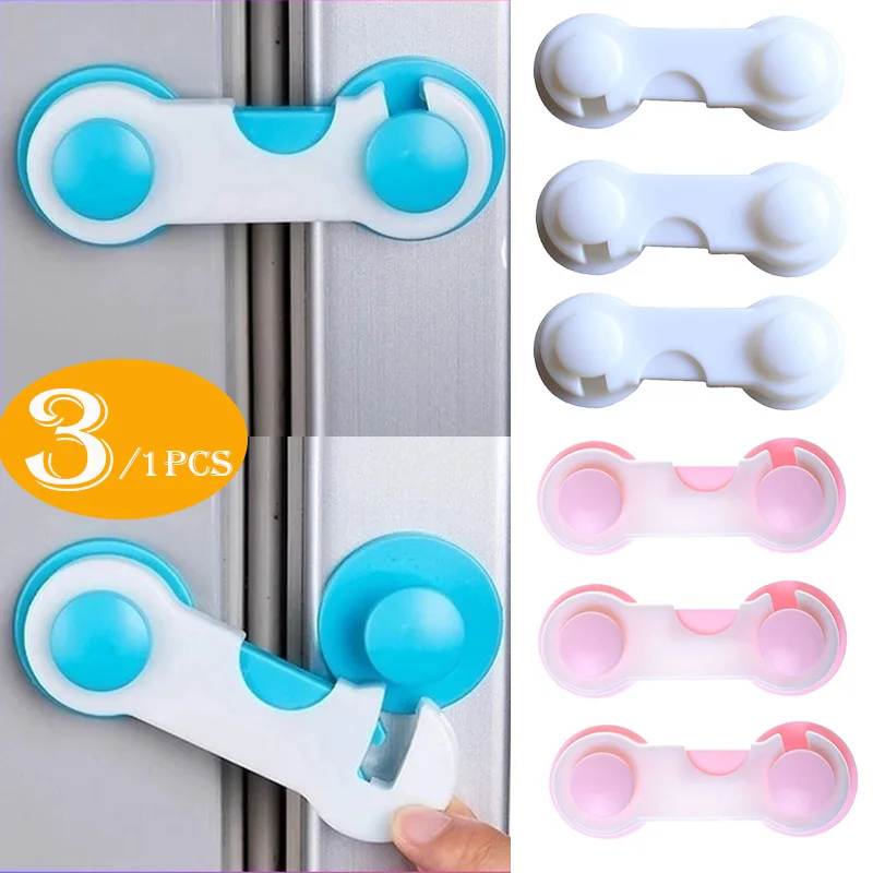 3/1pcs Children Security Protector Baby Care Multi-function Child Baby Safety Lock Cupboard Cabinet Door Drawer Safety Locks
3/1pcs Children Security Protector Baby Care Multi-function Child Baby Safety Lock Cupboard Cabinet Door Drawer Safety Locks