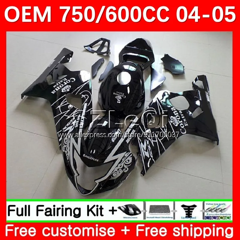 gloss black OEM Injection For SUZUKI GSXR 600 750 CC 600CC GSXR-750 K4 GSXR750 GSXR600 04 05 GSXR-600 2004 2005 Fairing 75LQ.31
gloss black OEM Injection For SUZUKI GSXR 600 750 CC 600CC GSXR-750 K4 GSXR750 GSXR600 04 05 GSXR-600 2004 2005 Fairing 75LQ.31