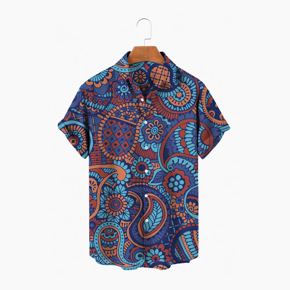 Men's Waist Flower Print Camisa Masculina Summer Hawaiian Shirt Men's Retro Shirt Short Sleeve Lapel Camisa Casual Button Blusas
Men's Waist Flower Print Camisa Masculina Summer Hawaiian Shirt Men's Retro Shirt Short Sleeve Lapel Camisa Casual Button Blusas