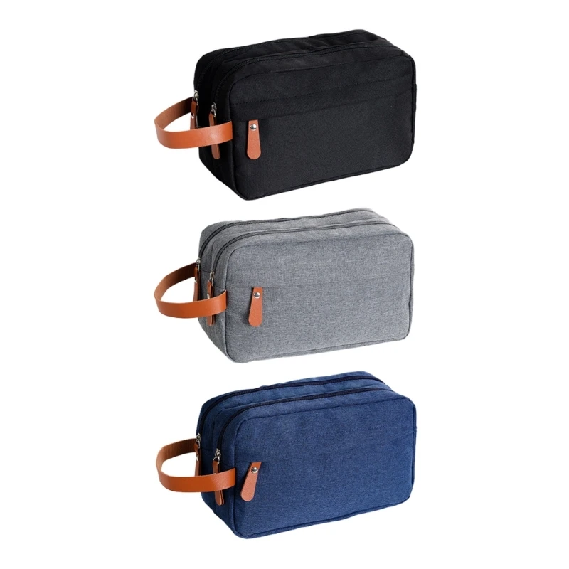 Travel Toiletry Bag for Men and Women Durable Oxford Fabric Spacious Interior Shaving Bag for Toiletries Accessories
Travel Toiletry Bag for Men and Women Durable Oxford Fabric Spacious Interior Shaving Bag for Toiletries Accessories