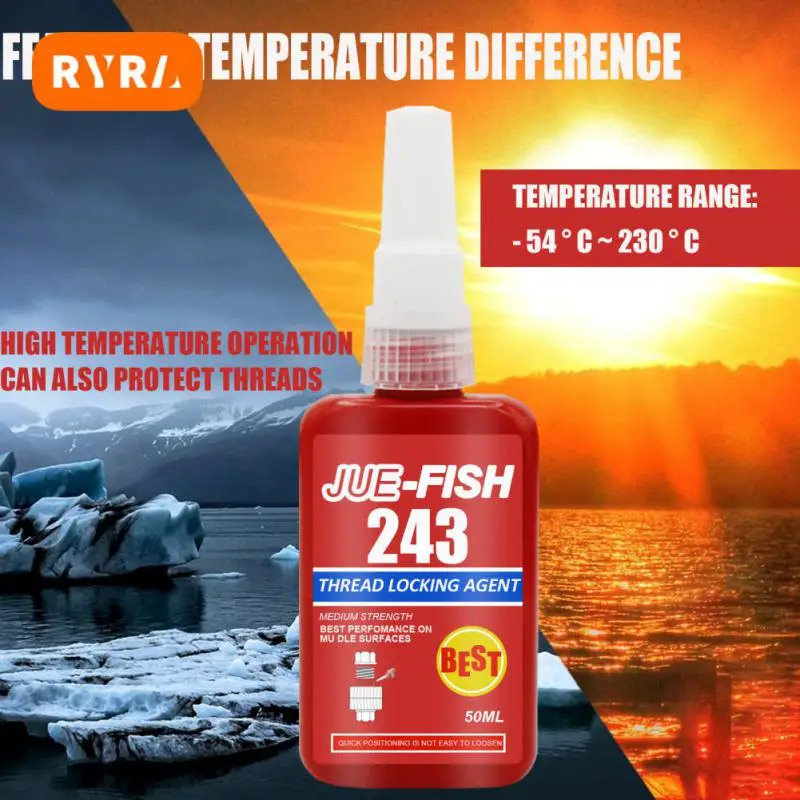 Anaerobic Thread Locking Agent Thread Glue Anaerobic Locking Agent Anaerobic Adhesive 50ml 243 Thread Glue
Anaerobic Thread Locking Agent Thread Glue Anaerobic Locking Agent Anaerobic Adhesive 50ml 243 Thread Glue