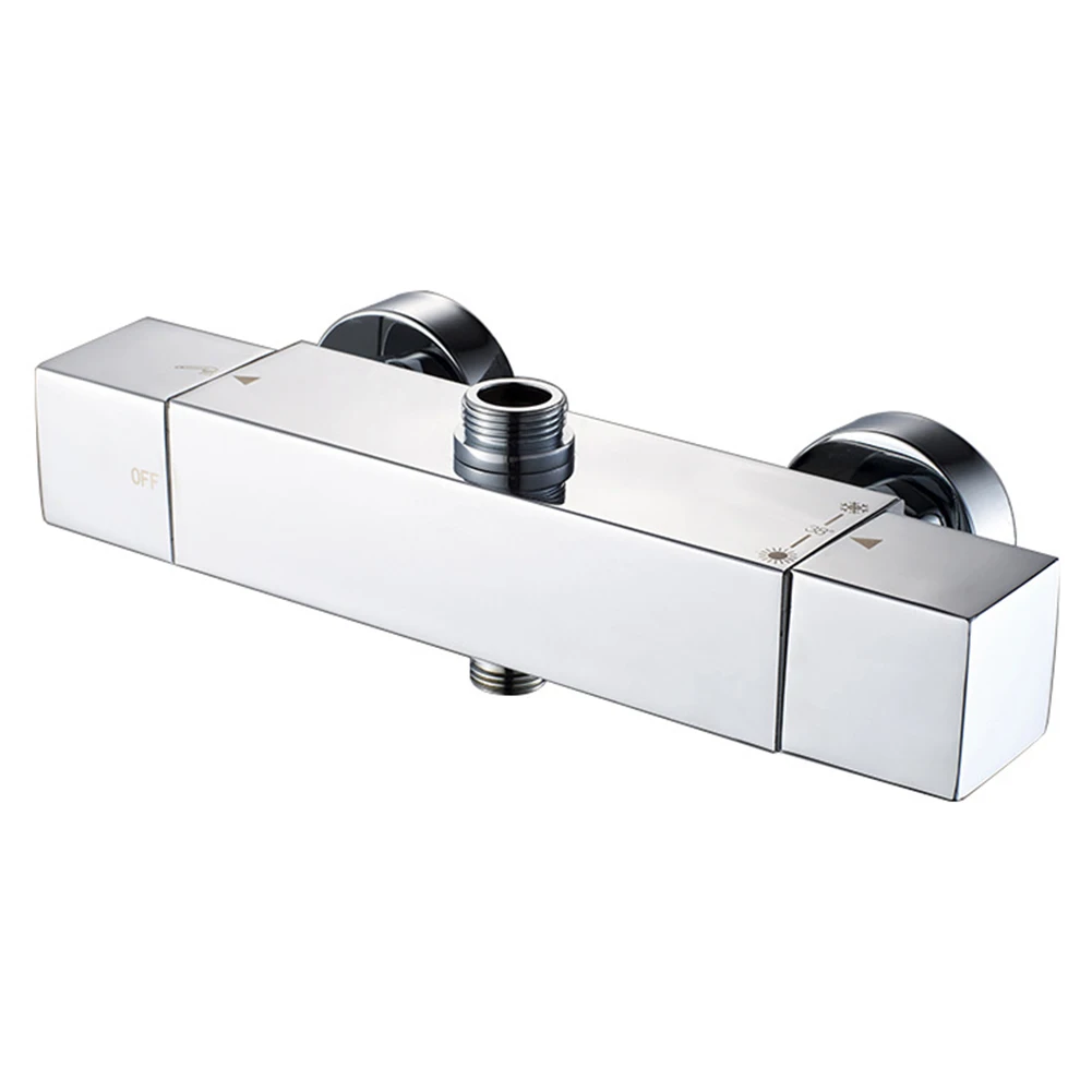 Versatile Outlet Thread Connector Chrome Bathroom Thermostatic Bath Shower Mixer Taps for Multiple Shower Accessories
Versatile Outlet Thread Connector Chrome Bathroom Thermostatic Bath Shower Mixer Taps for Multiple Shower Accessories