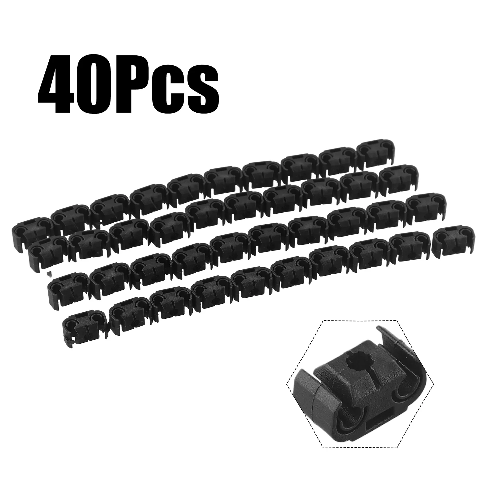 40Pcs Car Brake Line Cable Bracket Double Brake Line Clip Brake Line Holder For SKODA A4 S4 A6 Car Wire Tie Clip Fixer Holder
40Pcs Car Brake Line Cable Bracket Double Brake Line Clip Brake Line Holder For SKODA A4 S4 A6 Car Wire Tie Clip Fixer Holder