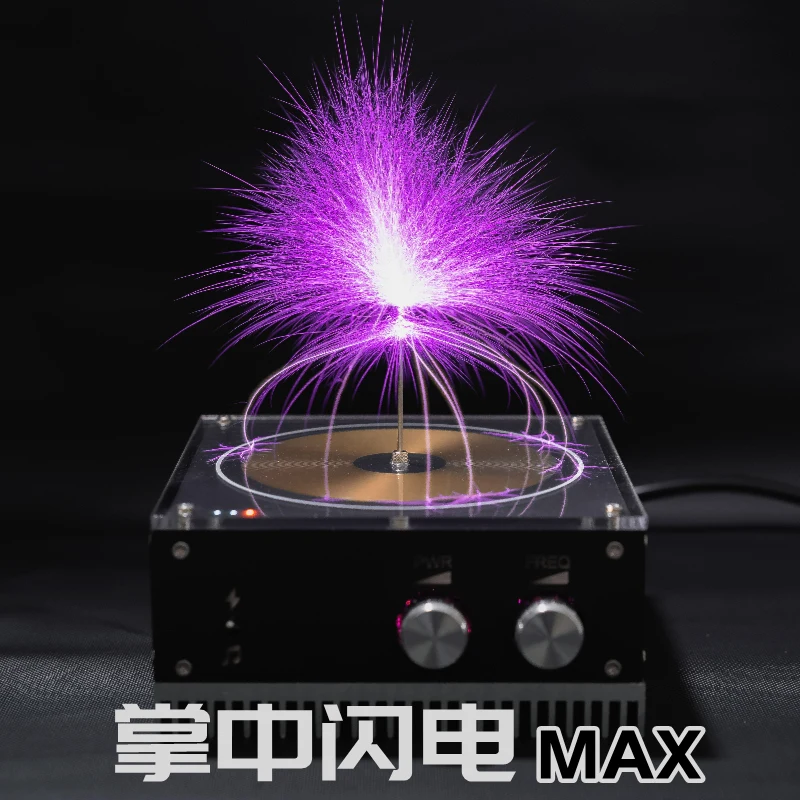 

MAX Music Tesla Coil Touchable Palm Lightning Mobile Phone Bluetooth Connection Scientific Experiment Tools