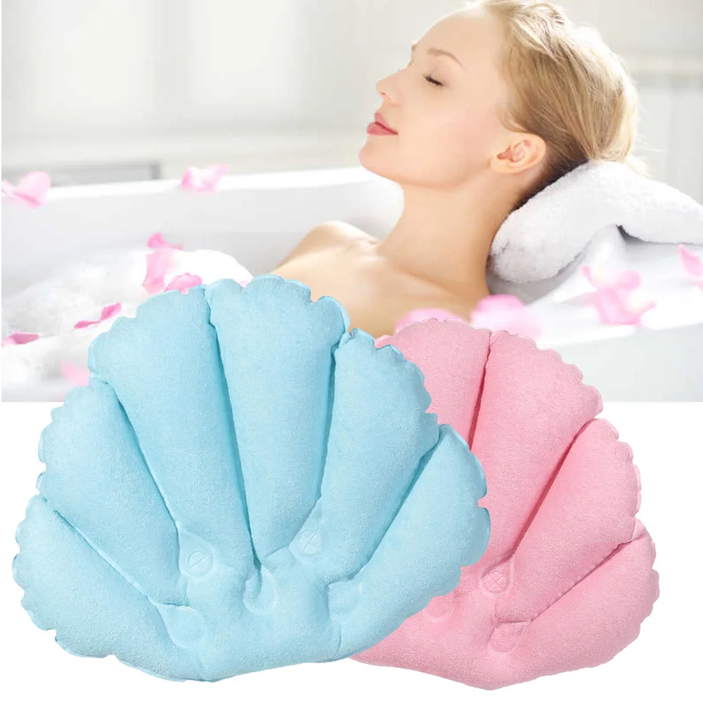 Spa Bath Pillows Bathtub Pillow Pvc Terry Cloth Inflatable Bath Pillow Bath Pillow for Home Spa Tub Bathroom Accessories
Spa Bath Pillows Bathtub Pillow Pvc Terry Cloth Inflatable Bath Pillow Bath Pillow for Home Spa Tub Bathroom Accessories