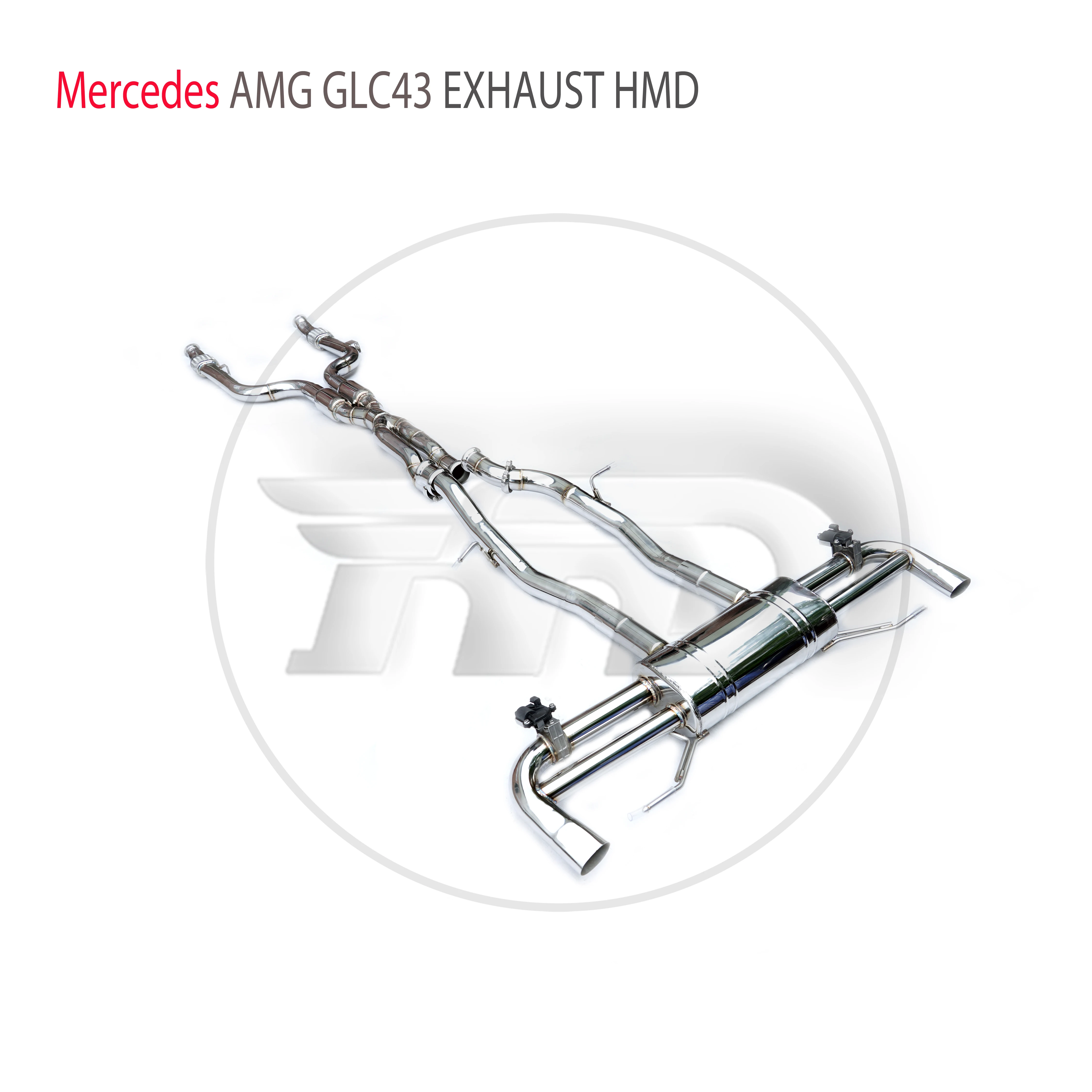 HMD Stainless Steel Exhaust System Performance Catback for Mercedes Benz AMG GLC43 3.0T Valve Muffler
HMD Stainless Steel Exhaust System Performance Catback for Mercedes Benz AMG GLC43 3.0T Valve Muffler