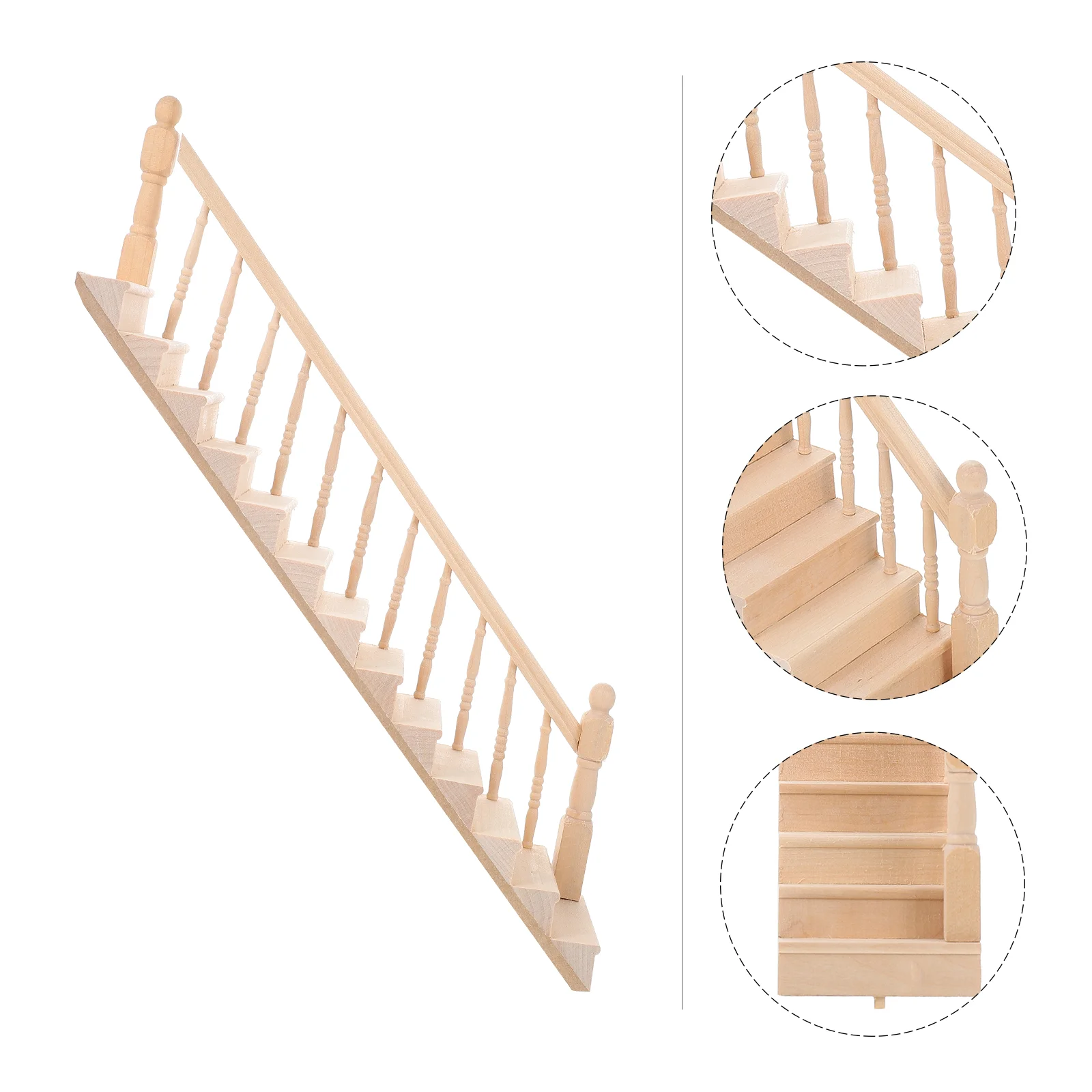 House Stair Railing Miniature Furniture Wooden Model Staircase Landscape Layout Prop Playhouse Accessory Child
House Stair Railing Miniature Furniture Wooden Model Staircase Landscape Layout Prop Playhouse Accessory Child