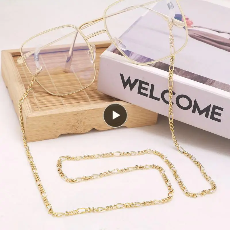 Fashion Metal Glasses Chain Hanging Neck Glasses Chain Dual-use Mask Lanyard Mask Chain Anti-lost Glasses Holder Accessories
Fashion Metal Glasses Chain Hanging Neck Glasses Chain Dual-use Mask Lanyard Mask Chain Anti-lost Glasses Holder Accessories