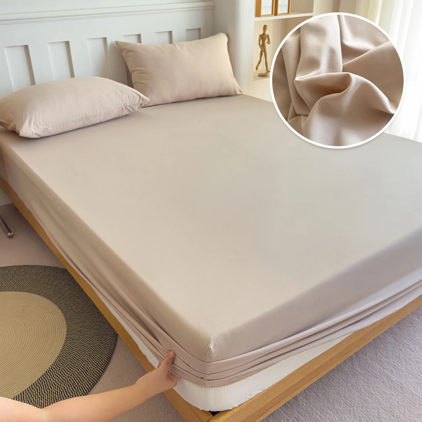 Комплект простыней Leorate из полиэстера 200 TC Queen-Size
Комплект простыней Leorate из полиэстера 200 TC Queen-Size