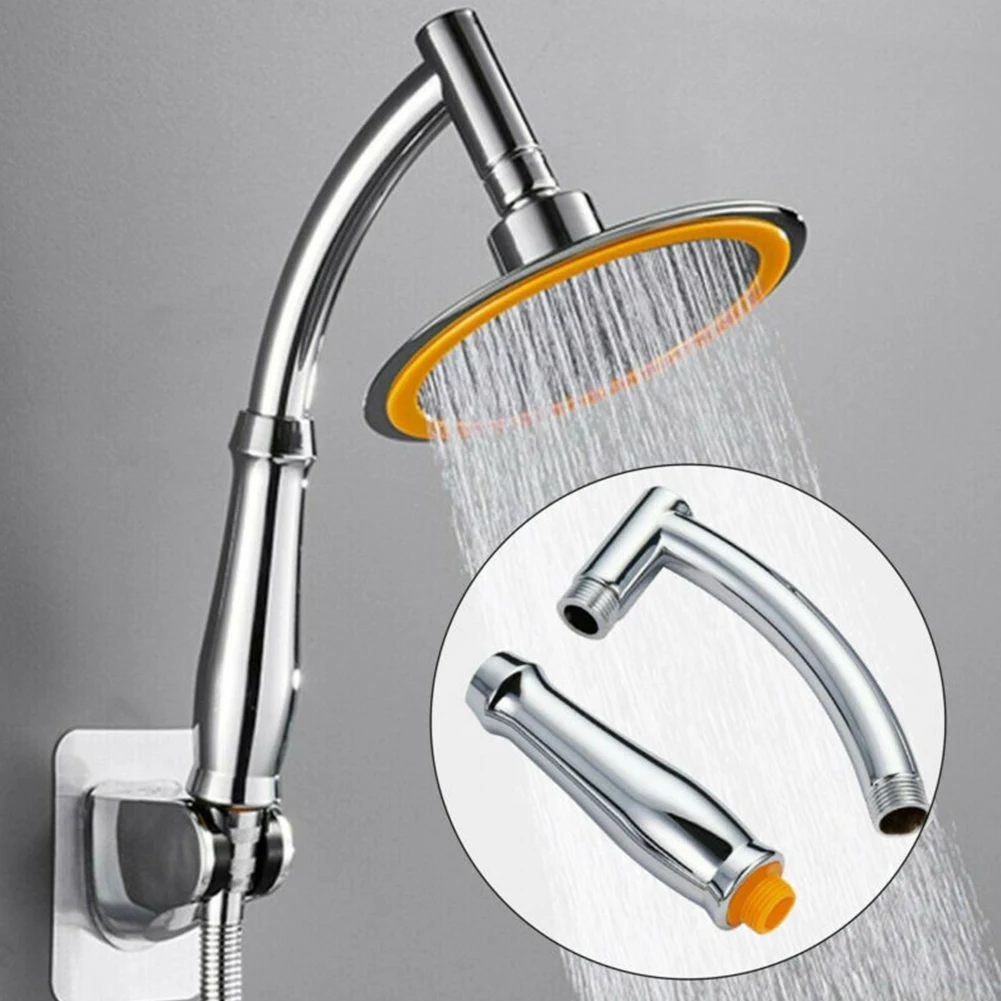 Shower Head Extension Arm Arch Design Hand Hold Adjustable Extra Pipe Bath Rain Shower Angled Shower Arm Kit Chrome For Bathroom
Shower Head Extension Arm Arch Design Hand Hold Adjustable Extra Pipe Bath Rain Shower Angled Shower Arm Kit Chrome For Bathroom