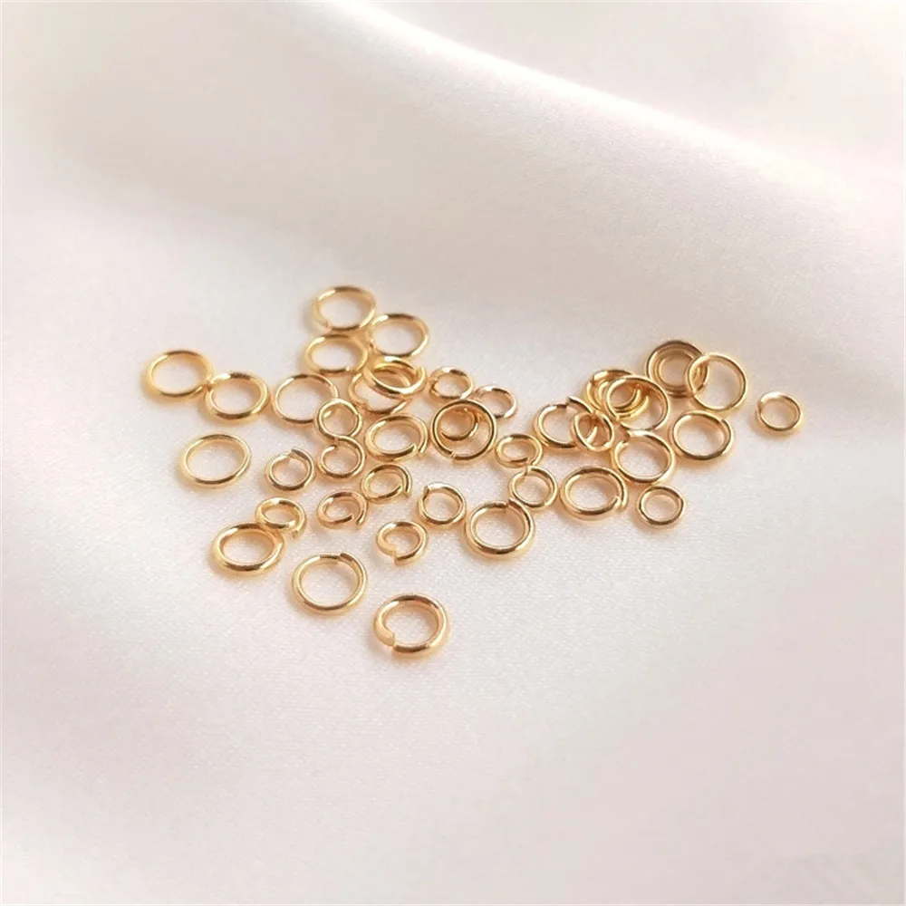 

3mm/4mm/5mm/6mm/7mm/8mm/9mm/10mm 14K Gold Filled Open ring Necklace bracelet end link ring Diy accessory O ring link ring