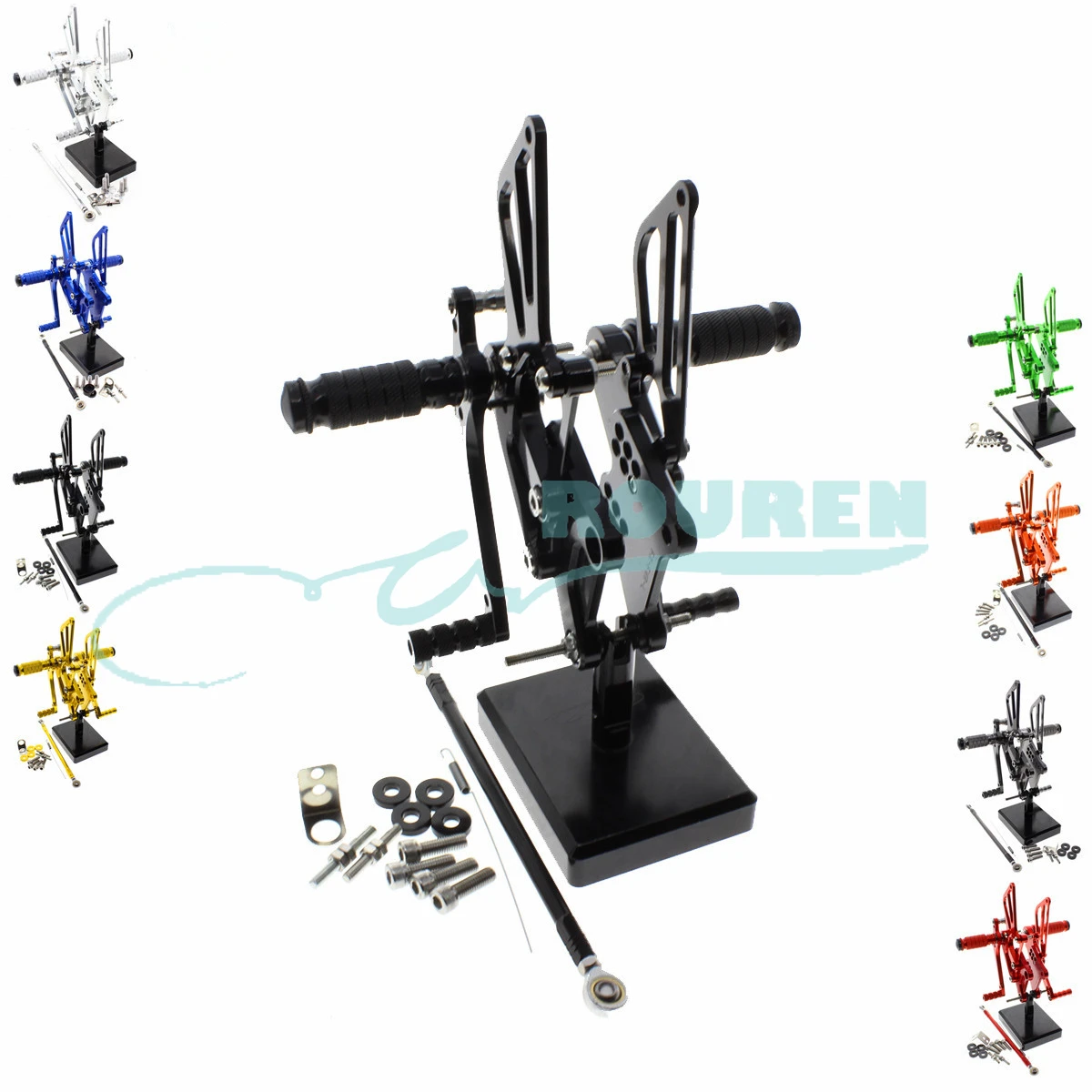 Rear Set Stand Footpegs Motorcycle Rearset Footrest Foot Pedal Pegs for Honda VFR400 NC30 RVF400 NC35 Brake Shift Lever Bracket
Rear Set Stand Footpegs Motorcycle Rearset Footrest Foot Pedal Pegs for Honda VFR400 NC30 RVF400 NC35 Brake Shift Lever Bracket