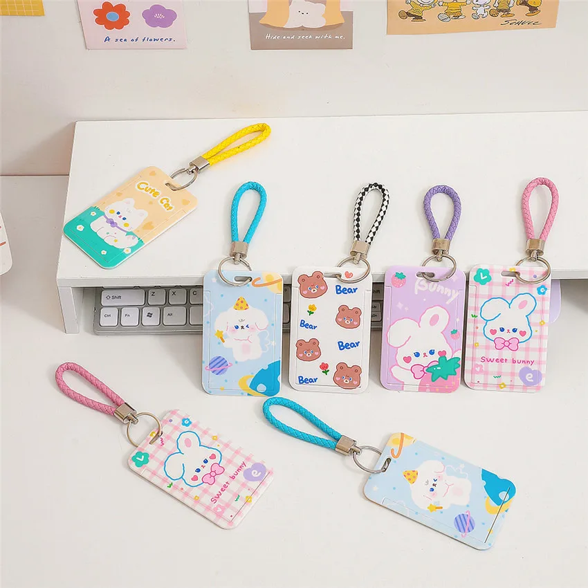 New 3Inch Idol Photo Photocard Card Holders For Women Student Cute Bear Rabbit Bus ID Credit Bank Card Holder Kawaii Stationery
New 3Inch Idol Photo Photocard Card Holders For Women Student Cute Bear Rabbit Bus ID Credit Bank Card Holder Kawaii Stationery