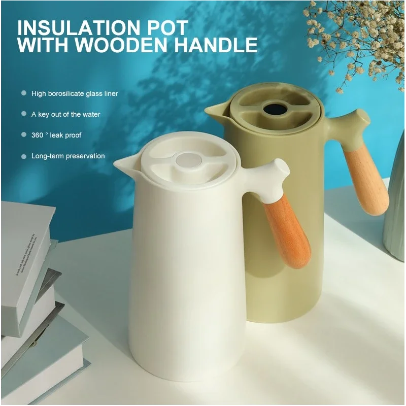 1L Large Capacity Insulation Kettle Hot Water Bottle With Handle Nordic Style Thermos Removable Teapot Household Coffee Pot
1L Large Capacity Insulation Kettle Hot Water Bottle With Handle Nordic Style Thermos Removable Teapot Household Coffee Pot