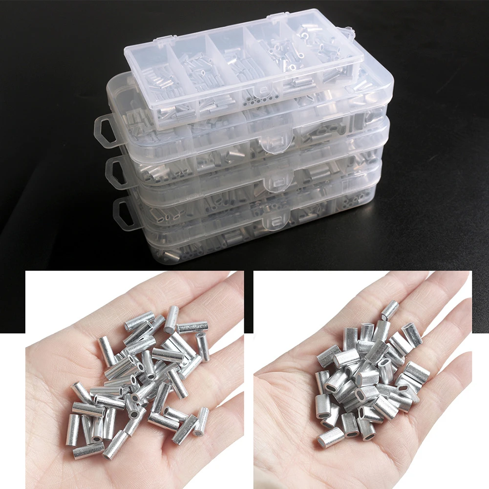 Single/Double Barrel Crimp Sleeves Fishing Line Tube Connector For Leader Rigs Aluminum Tube String Hook Trident Balance Tackle
Single/Double Barrel Crimp Sleeves Fishing Line Tube Connector For Leader Rigs Aluminum Tube String Hook Trident Balance Tackle
