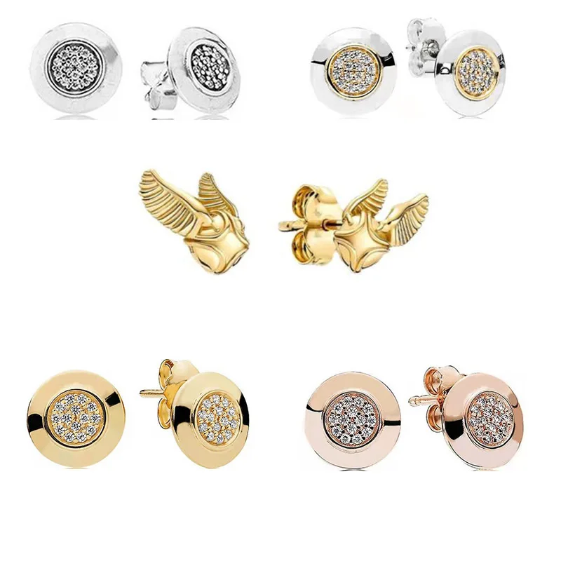 New Ladies Fashion 925 sterling silver gold earrings for original handmade accessories DIY female string charm jewelry wholesale
New Ladies Fashion 925 sterling silver gold earrings for original handmade accessories DIY female string charm jewelry wholesale
