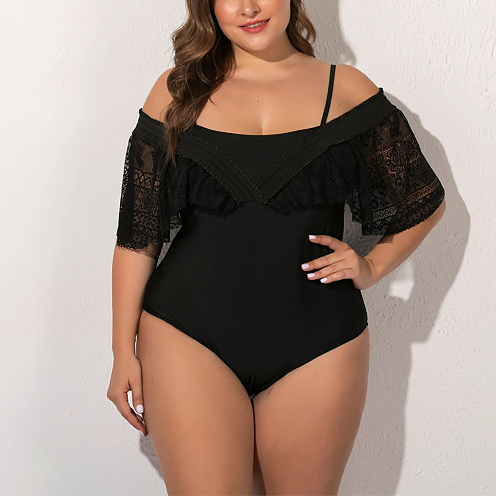 Women's Solid Color Conservative Black Webbing Slim Fit One Two Piece Outfits for Women Shorts Set
Women's Solid Color Conservative Black Webbing Slim Fit One Two Piece Outfits for Women Shorts Set