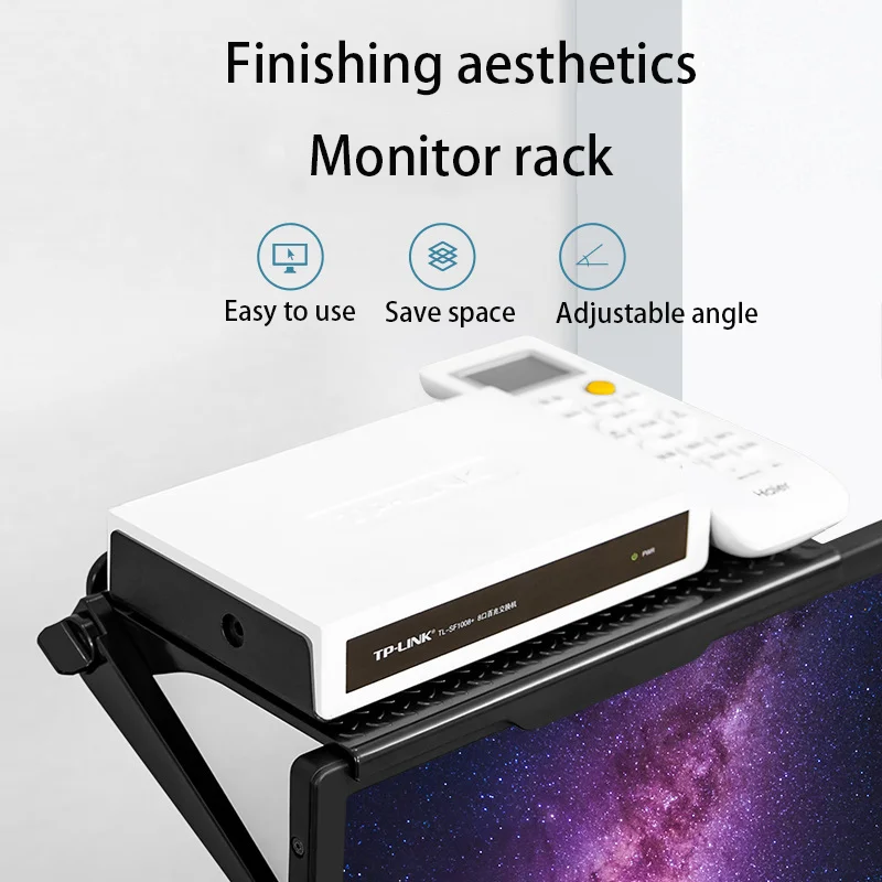 New Punch-free Computer Monitor Rack Plastic TV Set-top Box Screen Bracket Router Storage Rack Foldable Flat-panel Bracket
New Punch-free Computer Monitor Rack Plastic TV Set-top Box Screen Bracket Router Storage Rack Foldable Flat-panel Bracket