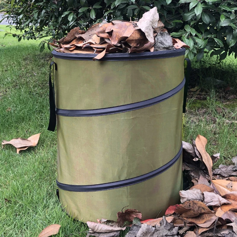 Portable Collapsible Pop-Up Garden Leaf Trash Can Garbage Storage Trash Bag Flowers And For Garden Camping Grass Collection Bin
Portable Collapsible Pop-Up Garden Leaf Trash Can Garbage Storage Trash Bag Flowers And For Garden Camping Grass Collection Bin