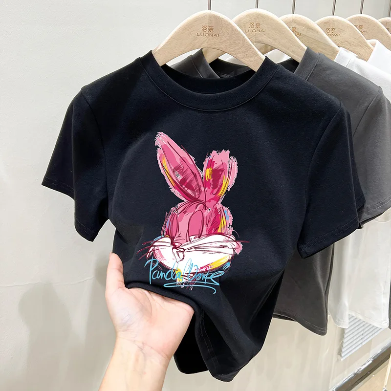 n-style gray print shoulder short-sleeved T-shirt woman summer design feeling small short jacket white 
n-style gray print shoulder short-sleeved T-shirt woman summer design feeling small short jacket white
