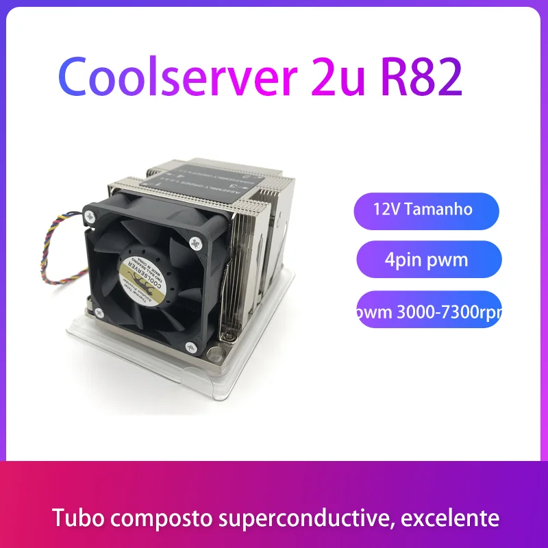 Coolserver 2u r82 ЦП-сервер для работы кулер с 3 тепловыми трубками для intel lga3647 вся база из меди
Coolserver 2u r82 ЦП-сервер для работы кулер с 3 тепловыми трубками для intel lga3647 вся база из меди