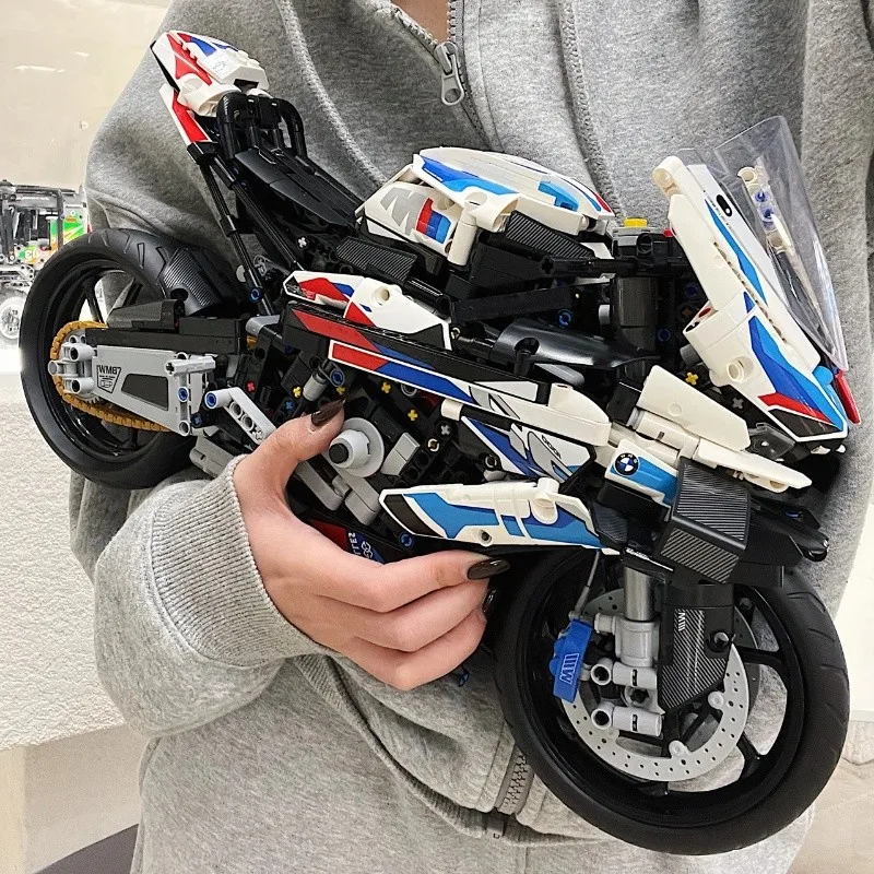 42130 технический мотоцикл модель автомобиля M 1000 RR мотоцикл строительные блоки город МОС гоночный автомобиль игрушки для мальчиков детские п...
42130 технический мотоцикл модель автомобиля M 1000 RR мотоцикл строительные блоки город МОС гоночный автомобиль игрушки для мальчиков детские п...