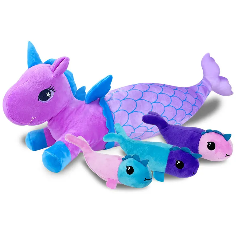 60CM Unicorn Mermaid Plush Pillow With 3 Small Dolls Soft Dinosaur Toys Cute Unicorn Cushion Girl Birthday Gift Christmas AC122
60CM Unicorn Mermaid Plush Pillow With 3 Small Dolls Soft Dinosaur Toys Cute Unicorn Cushion Girl Birthday Gift Christmas AC122