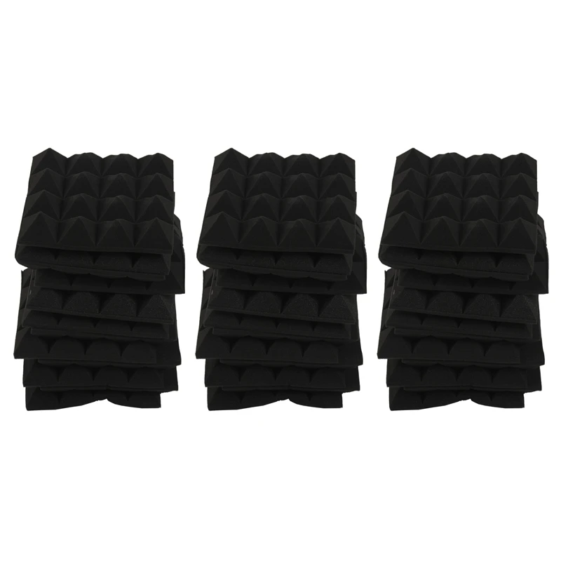36 Pcs -Soundproofing Foam Sound Absorption Pyramid Studio Treatment Wall Panels
36 Pcs -Soundproofing Foam Sound Absorption Pyramid Studio Treatment Wall Panels