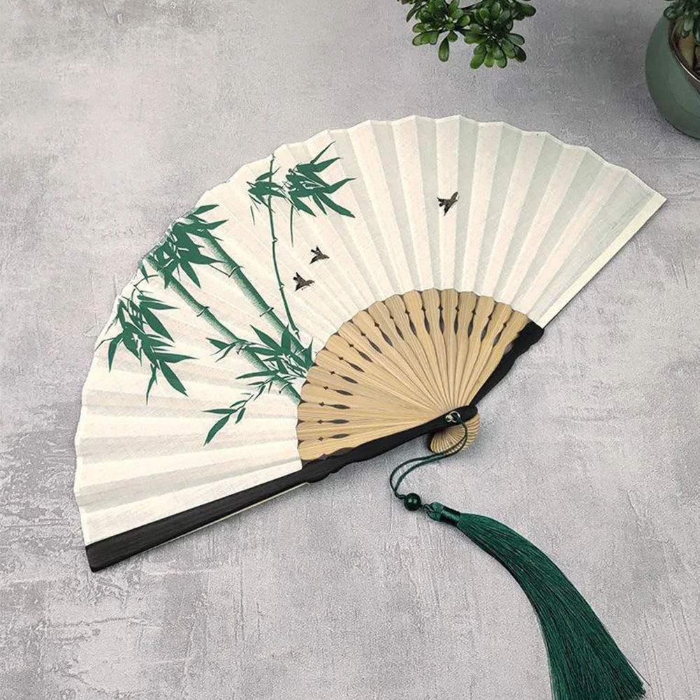 Vintage Folding Fan with Tassel Retro Hand Fan Handheld Folding Fan Dancing Cloth Fan
Vintage Folding Fan with Tassel Retro Hand Fan Handheld Folding Fan Dancing Cloth Fan