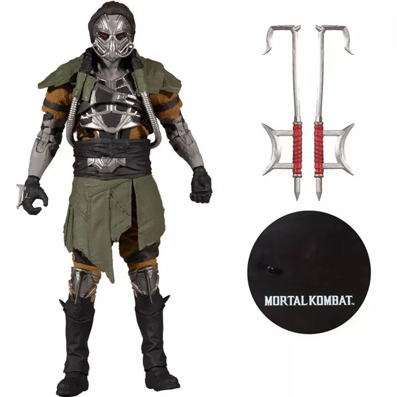 Оригинальная экшн-фигурка скорпиона Zero Kabal Mortal Kombat 7 дюймов, Коллекционная модель Mcfarland, детская игрушка, подарок на день рождения
Оригинальная экшн-фигурка скорпиона Zero Kabal Mortal Kombat 7 дюймов, Коллекционная модель Mcfarland, детская игрушка, подарок на день рождения