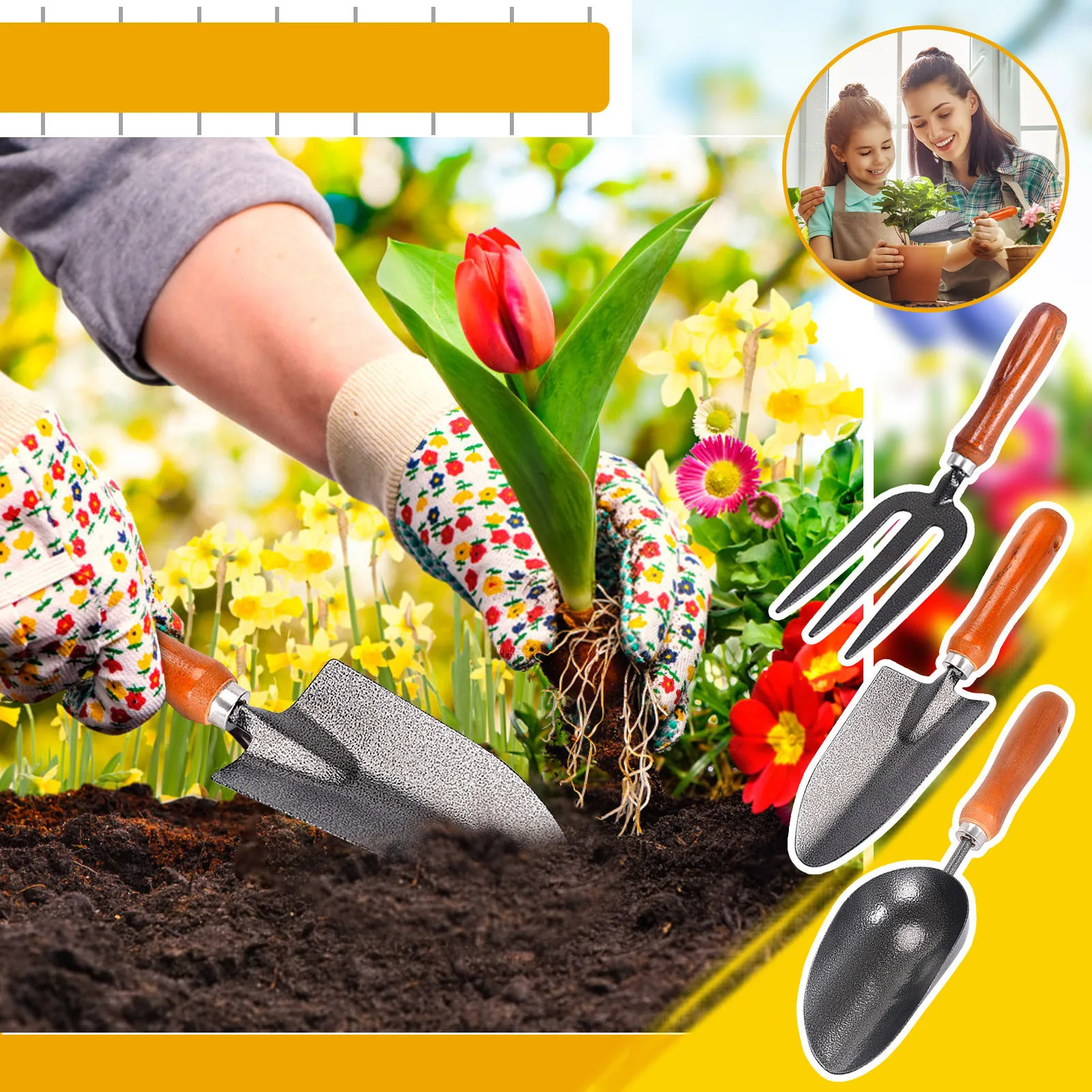 Garden Flower Planting Tools Small Shovel Flower Planting and Raising Garden Art Shovel Flower Shovel Garden Tools 1-Piece Set
Garden Flower Planting Tools Small Shovel Flower Planting and Raising Garden Art Shovel Flower Shovel Garden Tools 1-Piece Set