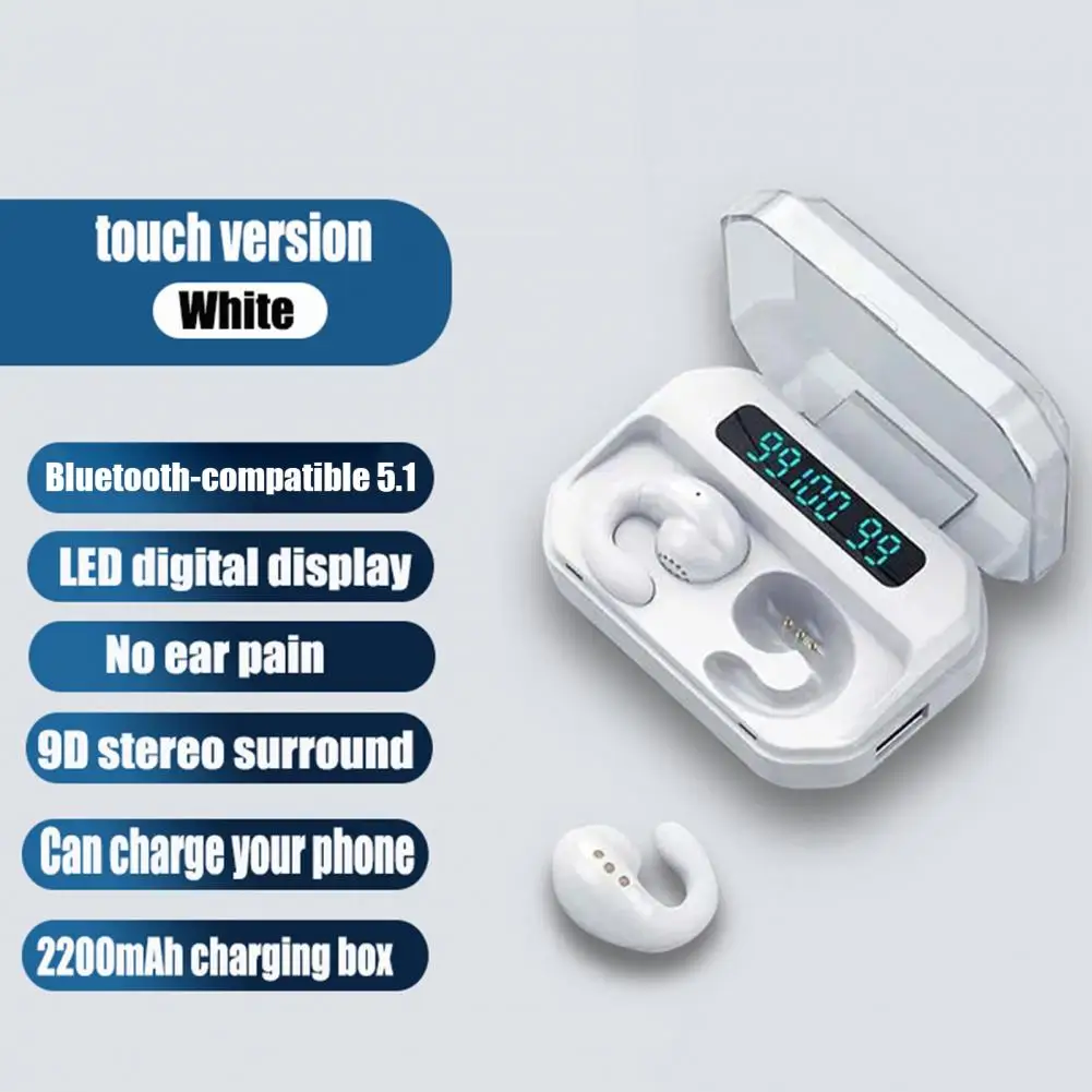 1 Set Earbuds Universal Automatic Pairing HiFi Sound Wireless Headsets for Daily Use Wireless Headsets Wireless Earphones
1 Set Earbuds Universal Automatic Pairing HiFi Sound Wireless Headsets for Daily Use Wireless Headsets Wireless Earphones