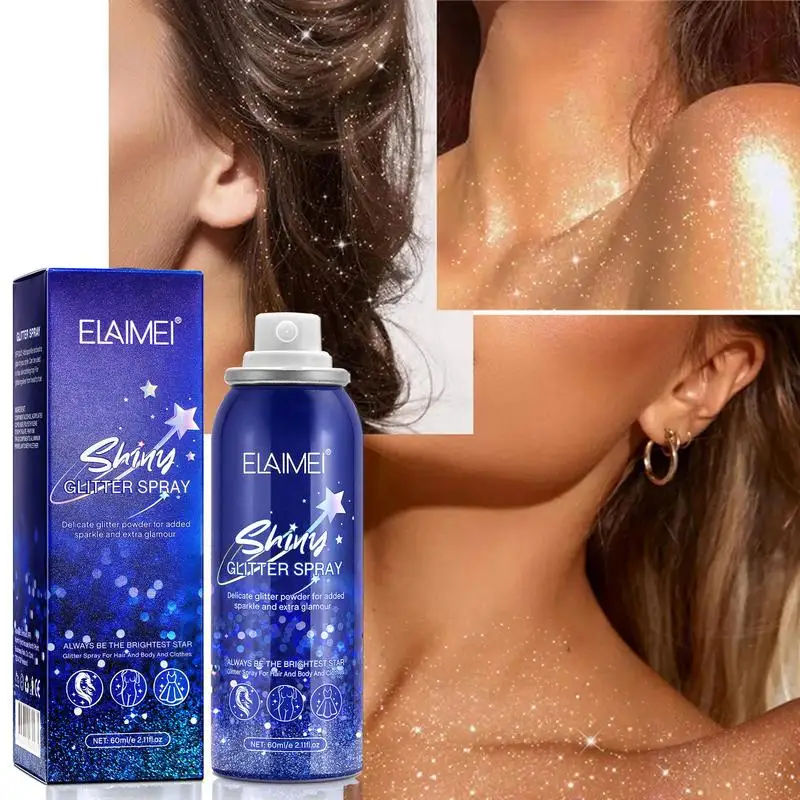 Sdotter 60ml New Long Lasting Hair Body Glitter Spray Sparkly Shimmery Highlighter Illuminating Powder Body & Face Make-Up A
Sdotter 60ml New Long Lasting Hair Body Glitter Spray Sparkly Shimmery Highlighter Illuminating Powder Body & Face Make-Up A