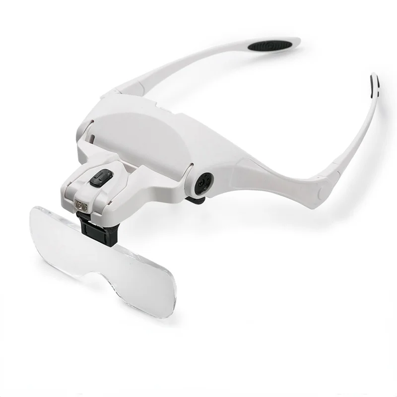 Magnifying Glasses With LED Lights Lamp Interchangeable Lens 1.0X/1.5X/2.0X/2.5X/3.5X Tool Repair Reading Magnifier Sale Factory
Magnifying Glasses With LED Lights Lamp Interchangeable Lens 1.0X/1.5X/2.0X/2.5X/3.5X Tool Repair Reading Magnifier Sale Factory