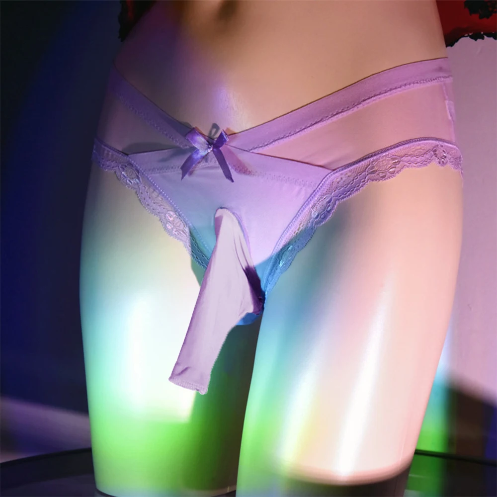 Men Underwear Bullet-Separated Transparent Briefs Lace JJ Set Pseudo-Girl Thong Sissy Panties Super Flirty Gays Underpant Erotic
Men Underwear Bullet-Separated Transparent Briefs Lace JJ Set Pseudo-Girl Thong Sissy Panties Super Flirty Gays Underpant Erotic