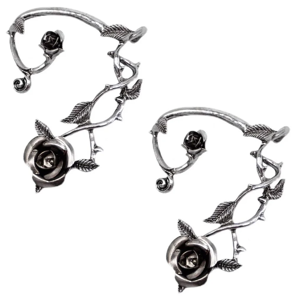 Ear Cuff Rose Wrap Earrings Crawler Cuffs Fariy Elven Gothic Vintage Clip Flowerearring Gift Elf
Ear Cuff Rose Wrap Earrings Crawler Cuffs Fariy Elven Gothic Vintage Clip Flowerearring Gift Elf